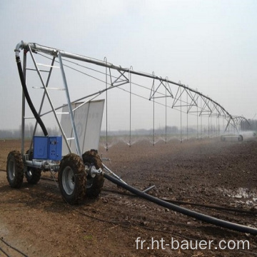 Irrigation à pivot central de machine d&#39;irrigation à haute efficacité pour l&#39;irrigation de grande ferme/rouleau latéral